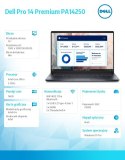 Laptop Dell Pro 14 Premium PA14250 W11P Ultra 5 236V/16GB/512GB CL35/14.0 FHD+ 300nit/Arc/FgrPr/Cams&Mic/WLAN+BT/BcklKb/3C/vPro/