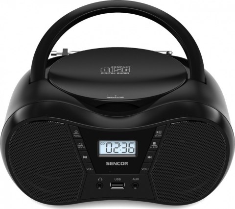 Radioodtwarzacz CD SPT 2300 BK CD/MP3/USB/BT Radio FM