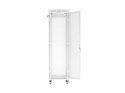 Szafa instalacyjna rack stojąca 19 cali 42U 600x800 drzwi perforowane LCD szara (Flat pack)