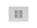 Szafa instalacyjna rack stojąca 19 cali 42U 600x800 drzwi perforowane LCD szara (Flat pack)
