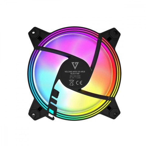 Wentylator ARGB 120x120x25 czarny