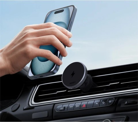 HD-MC13 Qi2 15W 3A ładowarka samochodowa bezprzewodowa + kabel USB-C