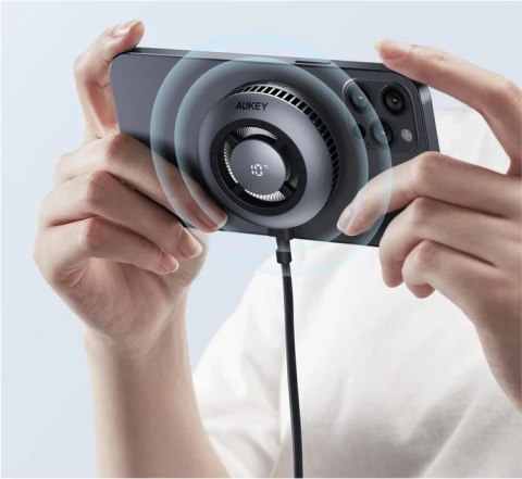 LC-G10 Qi2 15W chłodząca ładowarka bezprzewodowa MagSafe USB-C