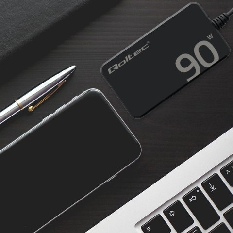 Ładowarka sieciowa 90W GaN Fast SLIM | PD | 5-20V | 4.5A | USB-C 3.1 | Laptop | MacBook | Smartfon | +kabel