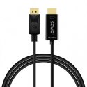 Kabel Display Port do HDMI CL-189 4K 60Hz, 1,5m