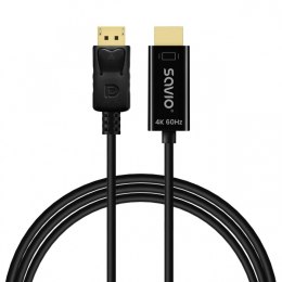 Kabel Display Port do HDMI CL-189 4K 60Hz, 1,5m