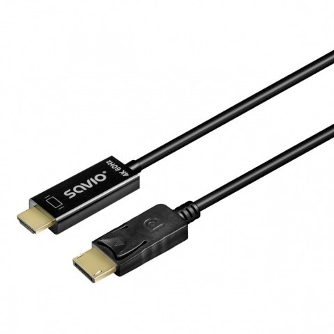Kabel Display Port do HDMI CL-189 4K 60Hz, 1,5m