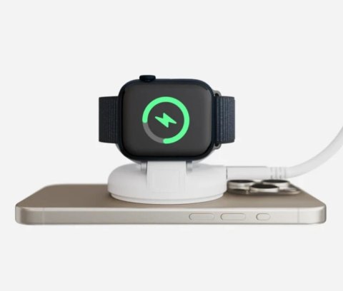 Magnetyczna stacja ładująca HyperJuice Qi2 Biała