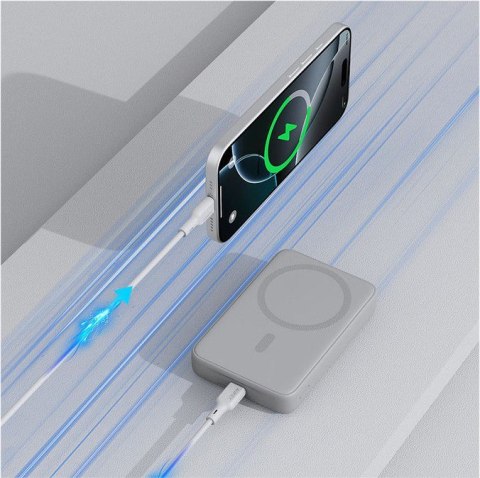 PB-MS04 White Qi2 MagSafe PowerBank 10000mAh 20W PD