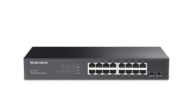Przełącznik Mercusys 16-Port Gigabit Desktop/Rackmount Switch PORT: 16× Gigabit RJ45 Ports MS116GS