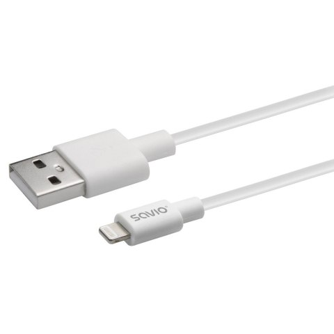 Kabel USB-A do Lightning CL-192 1m biały