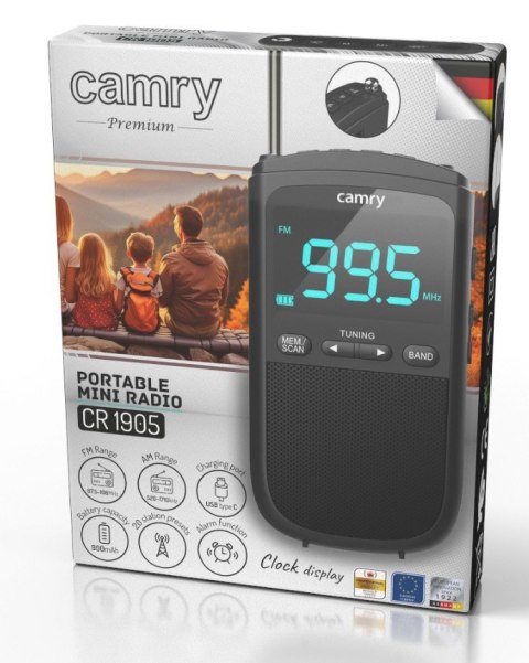 Mini Radio przenoścne FM/AM CR1905