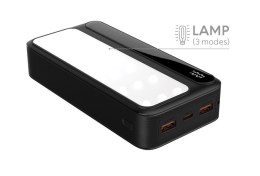 Powerbank P20 LCDPD LAMP 20 000mAh, zintegrowana lampa LED z funkcją latarki