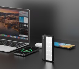 Powerbank P20 LCDPD LAMP 20 000mAh, zintegrowana lampa LED z funkcją latarki