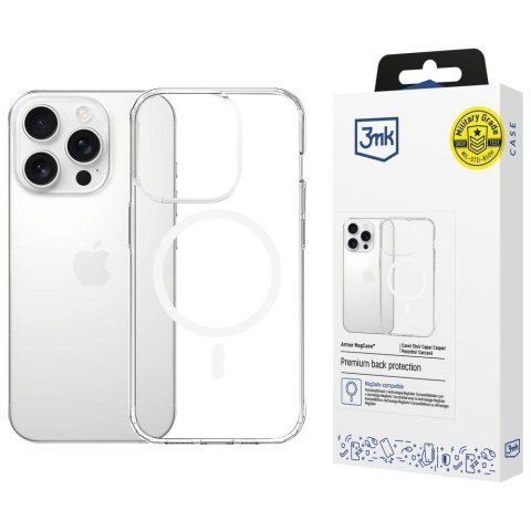 Etui Armor MagCase do iPhone 16 Pro MagSafe przezroczysty