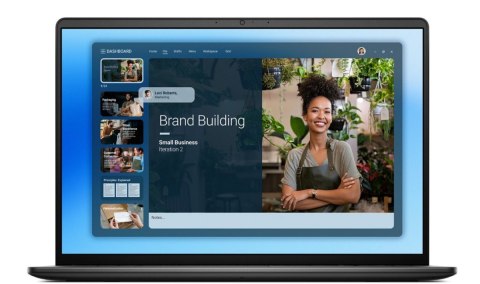 Laptop Dell 16 DC16250 W11P C5 120U/16GB/512GB/16.0 FHD+/Int/FgrPr/WLAN + BT/Backlit Kb/3 Cell/3YPS Carbon Black