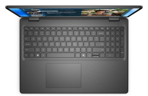 Laptop Dell 16 DC16250 W11P C5 120U/8GB/512GB/16.0 FHD+/Int/FgrPr/WLAN + BT/Backlit Kb/3 Cell/3YPS Carbon Black