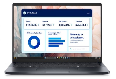 Laptop Dell Pro 14 Premium PA14250 W11P U7-266V/16GB/512GB SSD CL35/14.0 FHD+/Arc/FgrPr/Cams&Mic/5G WWAN+BT/BcklKb/3C/vPro/3YPS 