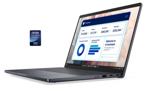 Laptop Dell Pro 14 Premium PA14250 W11P U7-268V/32GB/512GB SSD CL35/14.0 FHD+/Arc/FgrPr/Cams&Mic/5G WWAN+BT/BcklKb/3C/vPro/3YPS 