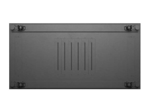 Szafa instalacyjna rack stojąca 19" 22U 600x1200 czarna drzwi przeszklone (flat pack)