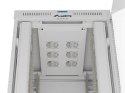 Szafa instalacyjna rack stojąca 47U 800x1000 szara drzwi przeszkolne LCD ( flat pack) V2