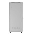 Szafa instalacyjna rack stojąca 47U 800x1000 szara drzwi przeszkolne LCD ( flat pack) V2