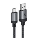 Kabel przewód USB-A - USB-C 480Mb/s 3A 1.2m - czarny