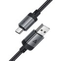 Kabel przewód USB-A - USB-C 480Mb/s 3A 1.2m - czarny