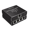 Rozdzielacz splitter Ethernet mini SWITCH 1x4 RJ45 | 1000Mb/s | USB-C | Aluminium