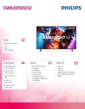 Telewizor QD MiniLED 55 cali 55MLED920/12
