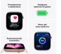 Watch Series 11 GPS+Cellular koperta 42 mm z aluminium w kolorze onyksu, pasek sportowy w kolorze czarnym - rozmiar M/L