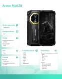 Smartfon Armor Mini 20 4G 8/256GB IP69K Czarny
