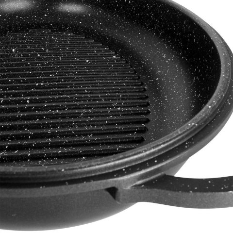 Brytfanna gęsiarka z pokrywką do piekarnika granitowa 2w1 GRANDE 10L 43x28cm ORION 127029