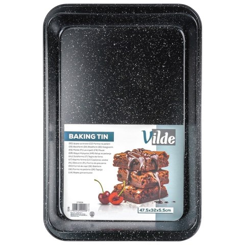 Brytfanna granitowa brytfanka do piekarnika 47.5x32x5.5cm VILDE 279026