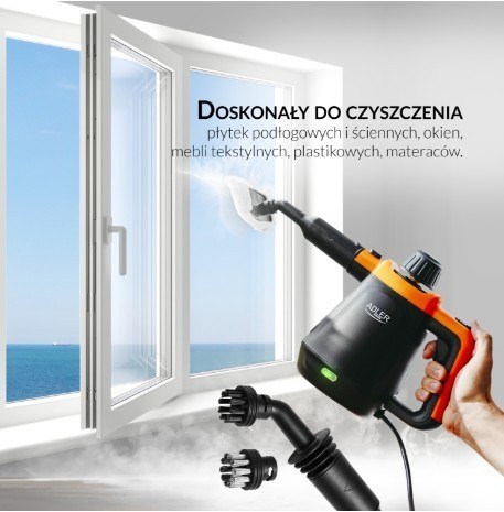 Czyścik parowy z zestawem końcówek AD 7038bo