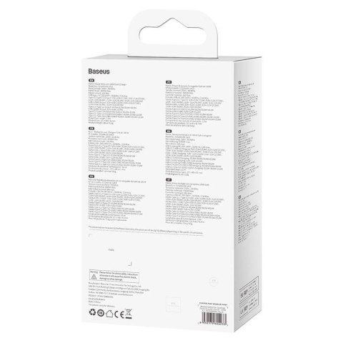Ładowarka sieciowa BASEUS GaN3 Pro 100W 2xUSB 2xUSB-C AC (czarna)