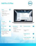 Laptop Dell Pro 13 Plus PB13255/AMD Ryzen 5 220/16GB/512GB SSD Gen4/13.3 FHD+/AMD Radeon 740M/FgrPr&SmtCd/FHD/IR Cam/Mic/WLAN+BT
