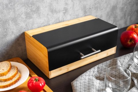 Chlebak bambusowy drewniany pojemnik na pieczywo chleb bułki BRUNBESTE BB-2765