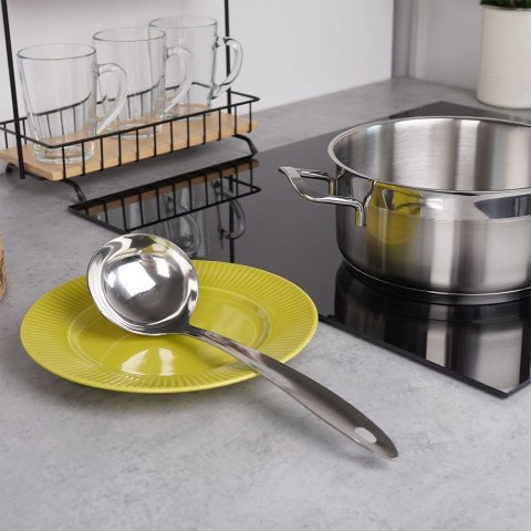 Chochla do zupy stalowa łyżka wazowa mała wazówka 80ml 29cm GET-IT 140201
