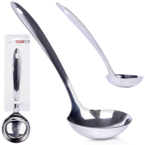 Chochla do zupy stalowa łyżka wazowa mała wazówka 80ml 29cm GET-IT 140201