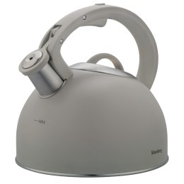 Czajnik stalowy na gaz 2.5L indukcja szary KLAUSBERG KB-7912