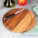 Deska do krojenia i serwowania drewniana 25cm EXCELLENT HOUSEWARE 259696