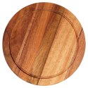 Deska do krojenia i serwowania drewniana 25cm EXCELLENT HOUSEWARE 259696