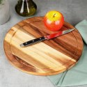 Deska do krojenia i serwowania drewniana 30cm EXCELLENT HOUSEWARE 259697