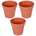 Doniczka ogrodowa plastikowa okrągła średnia 15 cm 3 szt. PROGARDEN 339519