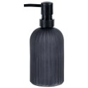 Dozownik szklany do mydła płynu do naczyń zlewozmywaka czarny 400ml VILDE 568002