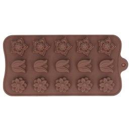 Forma foremka silikonowa brązowa do pralinek pralin czekoladek lodu BRUNBESTE BB-3458