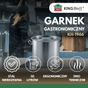 Garnek gastronomiczny 40cm 50L stal nierdzewna KINGHOFF KH-1966