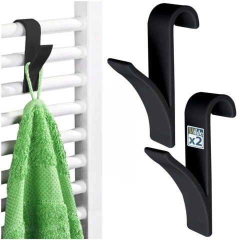 Haczyk wieszak ścienny na ubrania ręczniki na kaloryfer 2 sztuki VILDE 532025