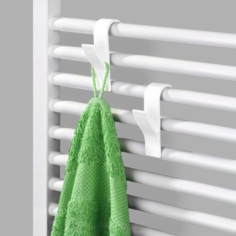 Haczyk wieszak ścienny na ubrania ręczniki na kaloryfer 2 sztuki VILDE 532026